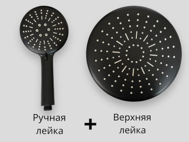 TEMMAX лейка для душа (без шланга) TN-32-2, пластик
