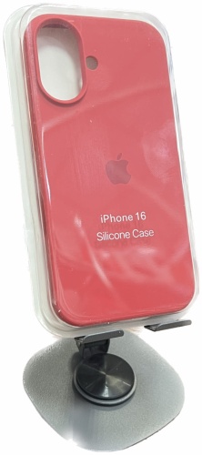Чехол Silicon Power для Apple iPhone 16 бордовый