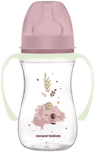 Бутылочка Canpol Babies 35/237_pin 240 мл розовый