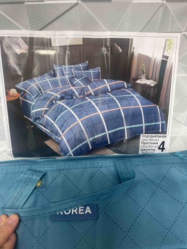 Комплект Korea Комфорт 2-спальный хлопок, 2 наволочки: 70x70 см