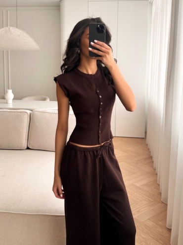 Костюм повседневный Sabi Style коричневый