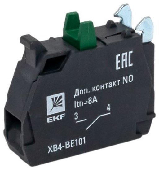 EKF контактная приставка XB4-BE101, пластик