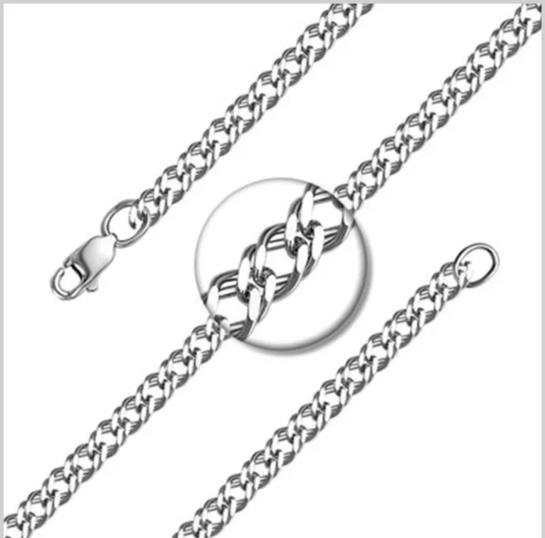 Gaukhar Jewelry НЦ 22-076Ю-3 длина 50 см, вес 8.47 г серебро, плетение двойной ромб