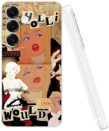Чехол Mcover для Samsung Galaxy S25 рисунок