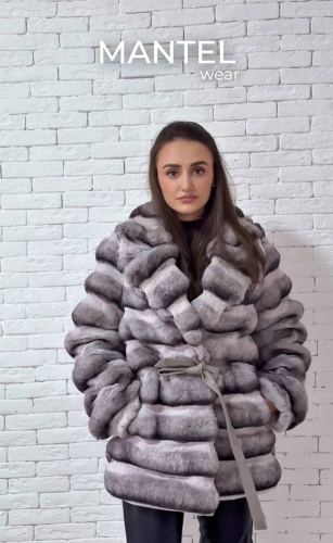 Шуба серый