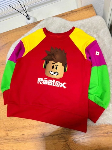 Свитшот TMH_TREND.KZ Роблокс Roblox красный, мультиколор