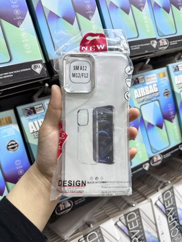 Чехол для Samsung Galaxy A12, Galaxy F12, Galaxy M12 прозрачный