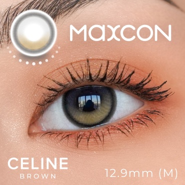Контактные линзы MAXCON Celine Brown -4 кривизна 8.6 на три месяца 2 шт