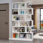 Стеллаж напольный , 120x30x200 см, белый