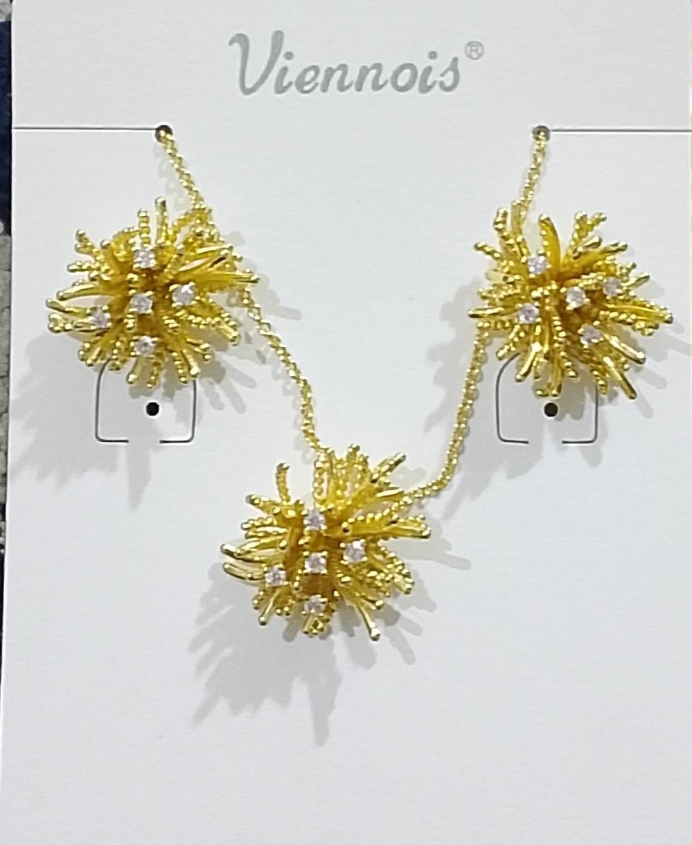 Серьги Viennois бижутерный сплав, кристалл