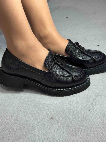 Лоферы Evromoda черный