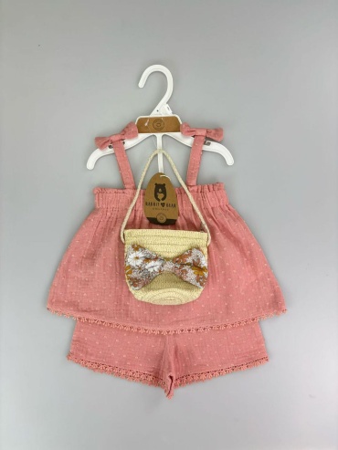 Комплект Baby Mixt персиковый