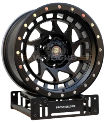 WHEELS 624645645 9x17/6x139.7 D110.1 ET0 4 диска черный, черный матовый