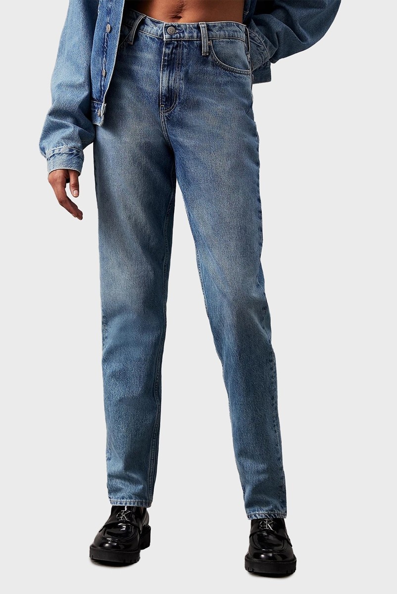 Джинсы прямые Calvin Klein Jeans синий
