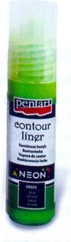 Контур Pentart Неоновый, цвет Зеленый