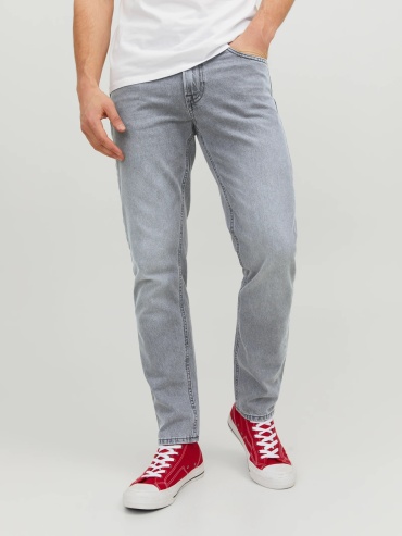 Джинсы прямые Jack&Jones серый
