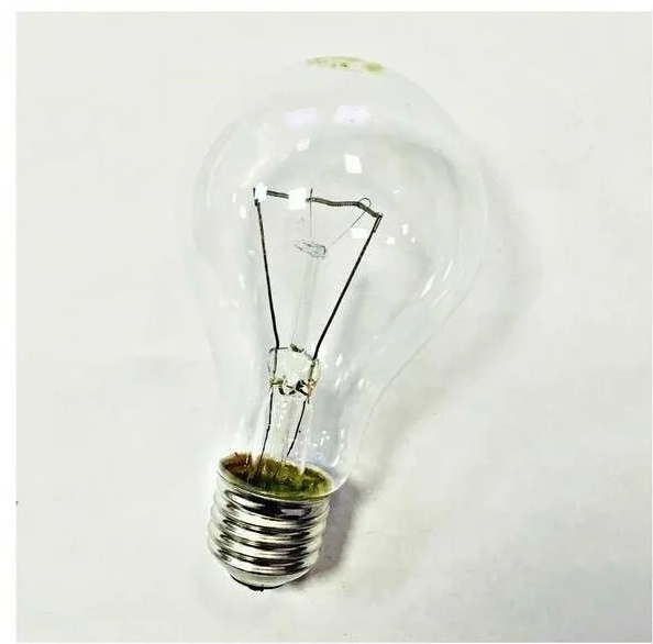 Лисма 100W E27, накаливания, желтый