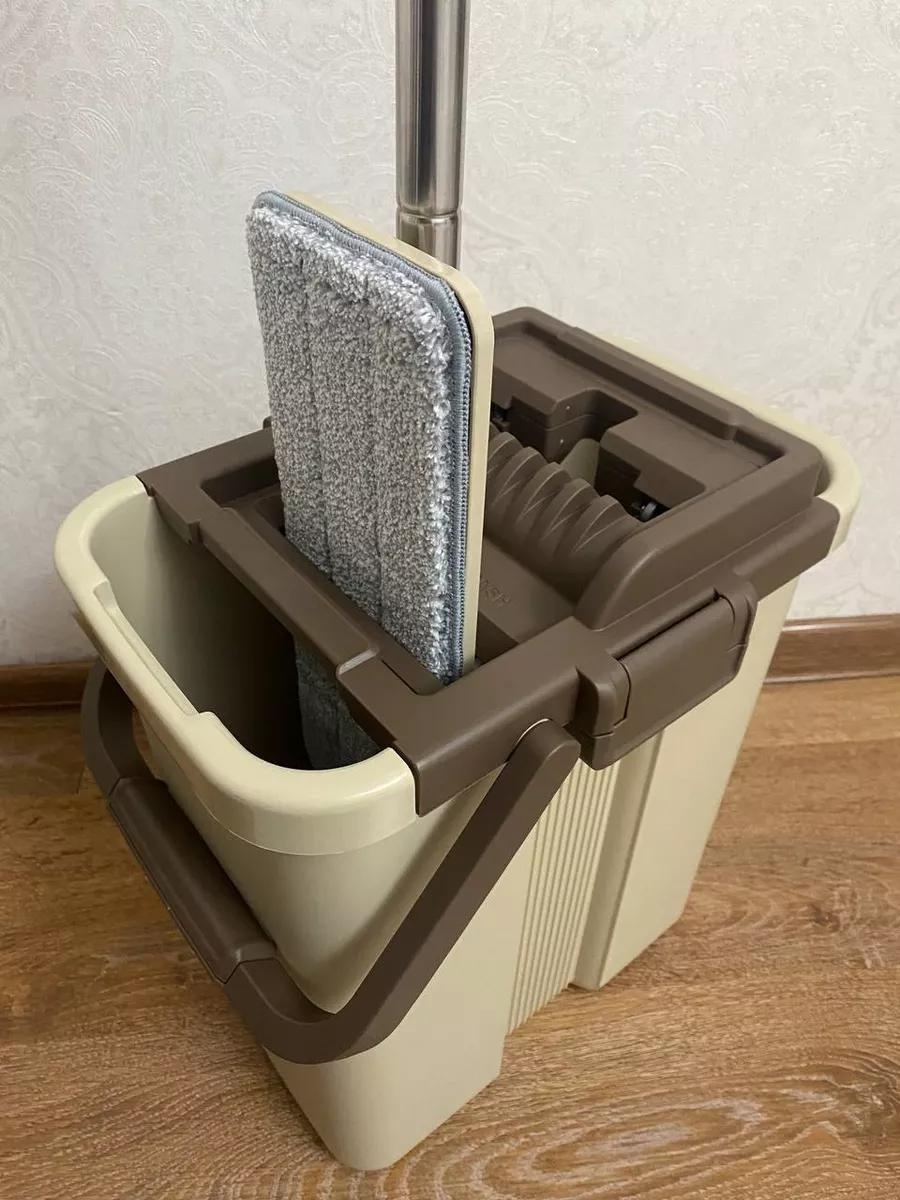 Швабра универсальная , материал насадки: без насадки, бежевый
