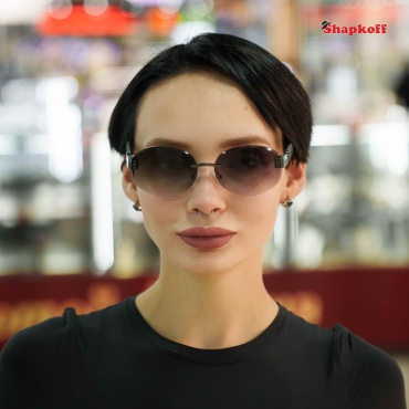Shapkoff солнцезащитные очки овальные однотонные