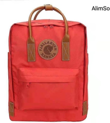 Рюкзак AlimSo текстиль красный