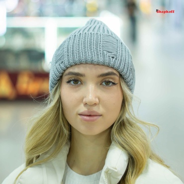 Шапка Shapkoff размер 57, 58, 59, 60, серый