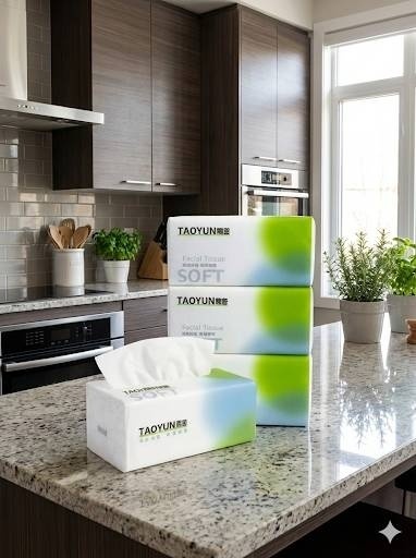 Бумажные салфетки Taoyun Facial Tissue SOFT 400 шт