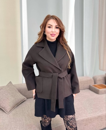 Пальто Renata Collection коричневый
