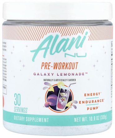 Alani Nu предтренировочный комплекс, Galaxy Lemonade, 309 г Galaxy Lemonade