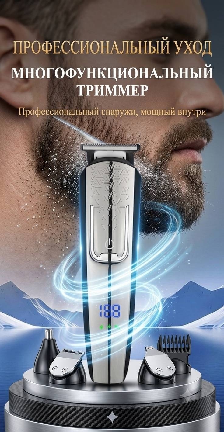 OEM триммер HAN Market черный, серый
