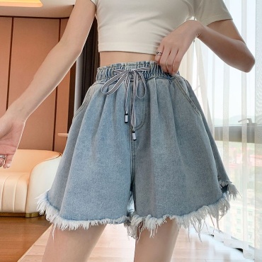 Джинсовые шорты FASHION голубой