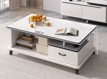 Журнальный столик al1232, 100х48x41 см, белый