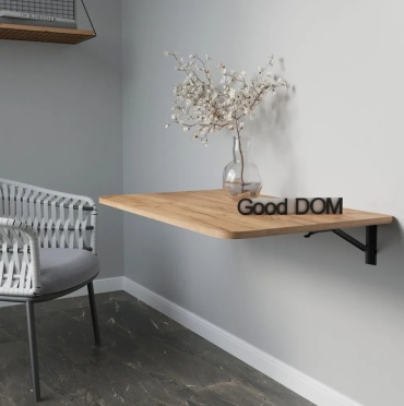 Настенный стол Good дом Good дом, 80х50x80 см, ЛДСП, светло-коричневый