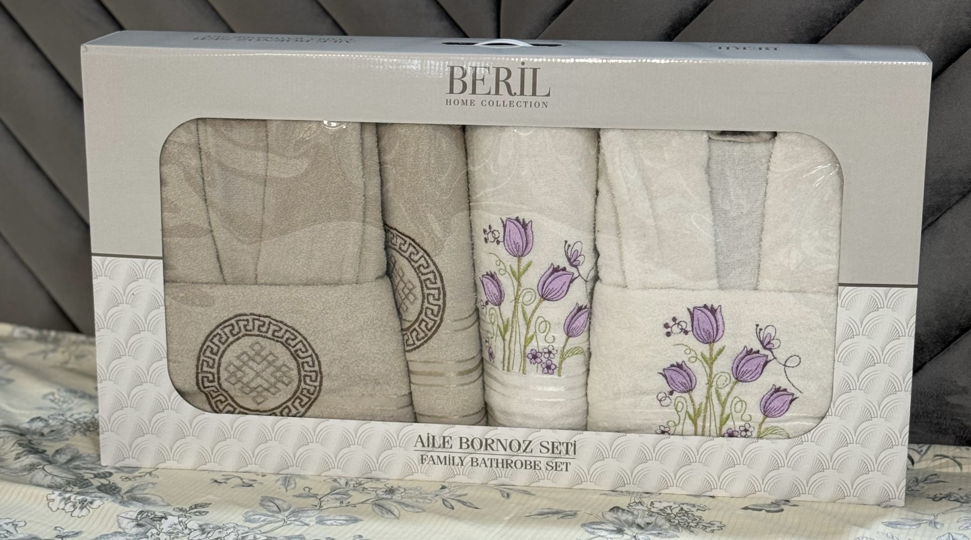 Набор полотенец Aisha Textile 140x70 см, хлопок, махровая ткань, 4 шт,