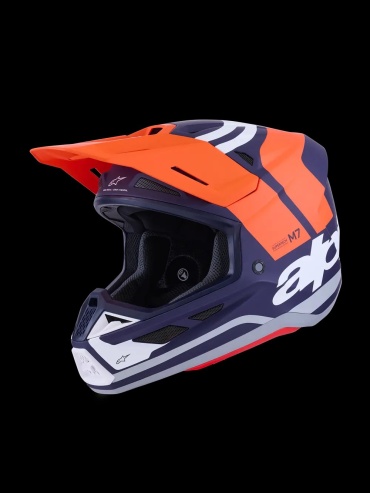 Alpinestars S-M7 Core синий, оранжевый, белый S