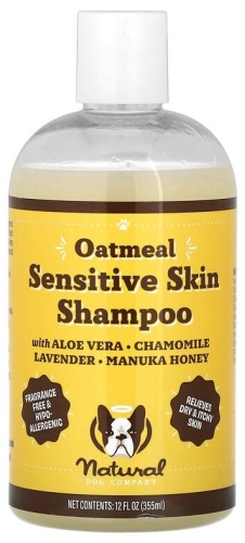 Natural Dog Company Шампунь с овсянкой для чувствительной кожи для собак 355 мл