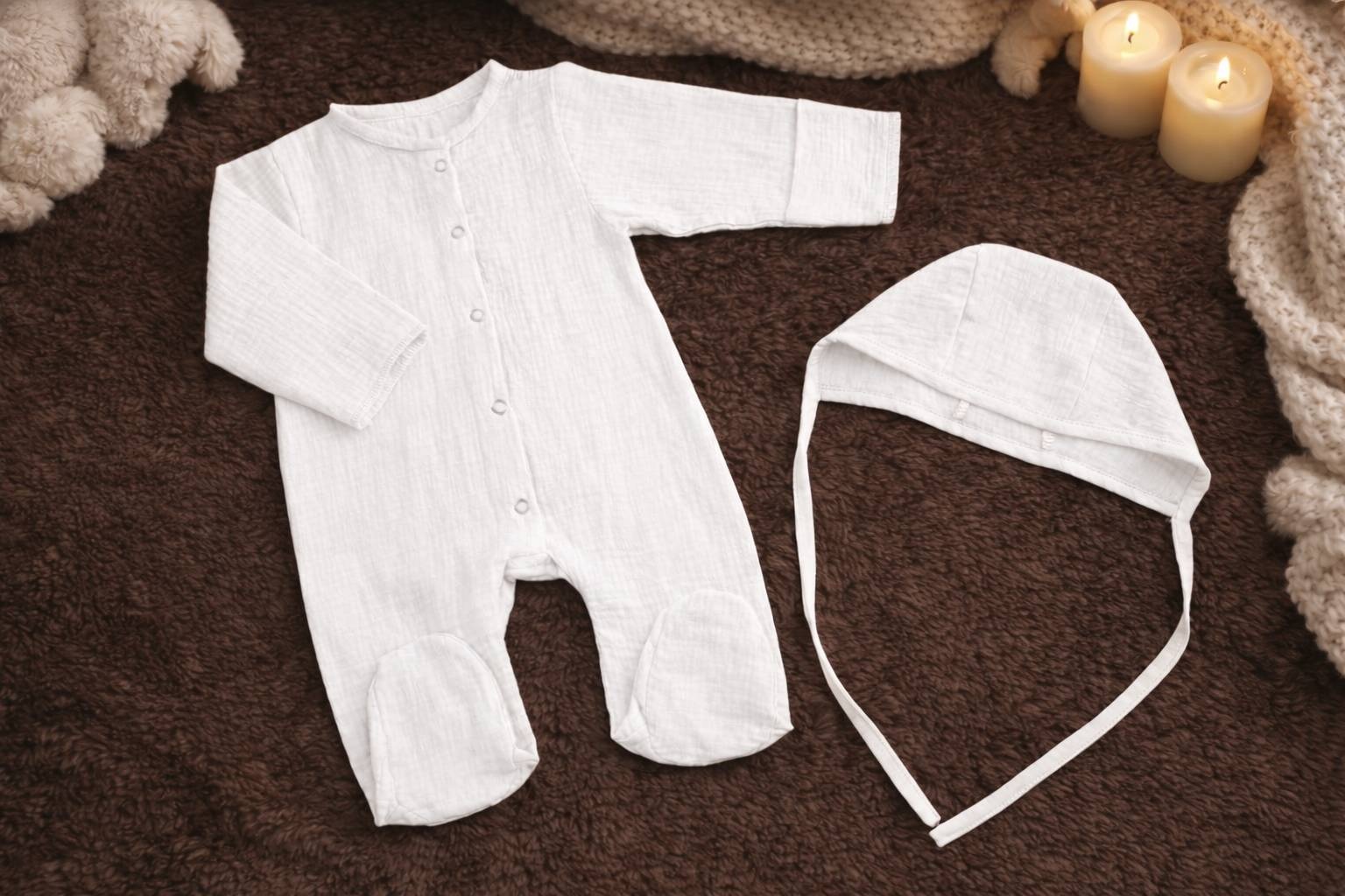 Слип LAVbaby Textile белый