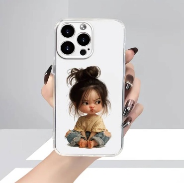 Чехол DiCase для Apple iPhone 16 Pro Max прозрачный