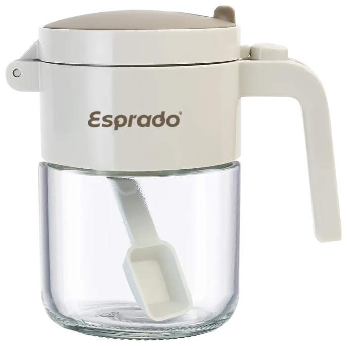Esprado емкость для специй Crema CRE030BE420, стекло, ABS-пластик, силикон, полипропилен