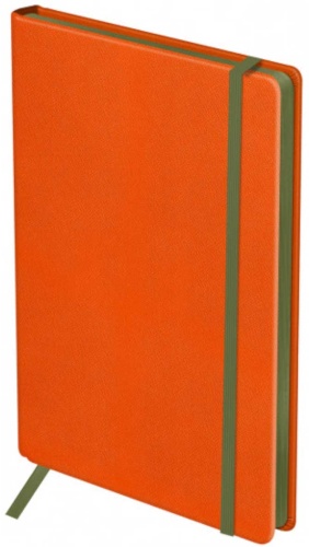 Ежедневник BG Contrast, A5, 136 л, оранжевый