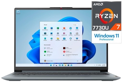Ноутбук Lenovo IdeaPad Slim 3 16" / 16 Гб / SSD 512 Гб / Win 11 Pro / 82XR1098RK
