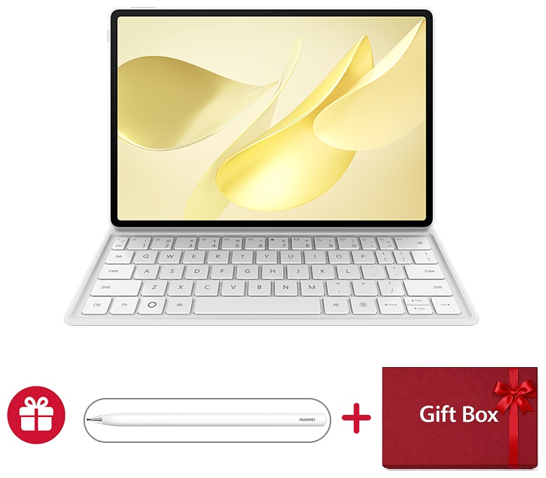 Планшет Huawei MatePad 12 X 2025 + стилус HUAWEI M-Pencil Pro и подарочный набор 12 дюйм 12 Гб/256 Гб белый