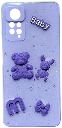 Чехол для Xiaomi Redmi Note 11 Pro сиреневый
