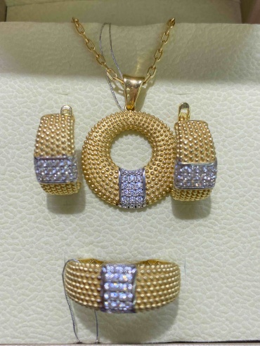 DN Jewelry 39404 вес 15.21 г золото, фианит