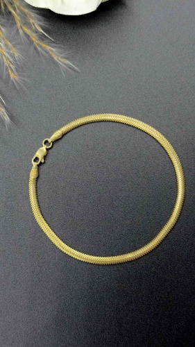 Aishen Gold Gi/4042 длина 19 см, вес 5.32 г золото, плетение снейк
