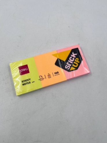 Стикеры для заметок DELI 141140, бумага, 100 шт