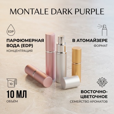 MONTALE Dark Purple парфюмерная вода EDP 10 мл, для женщин