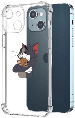 Чехол DiCase для Apple iPhone 15 прозрачный