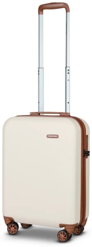Чемодан Newcom 346105166 ABS-пластик 36 л бежевый