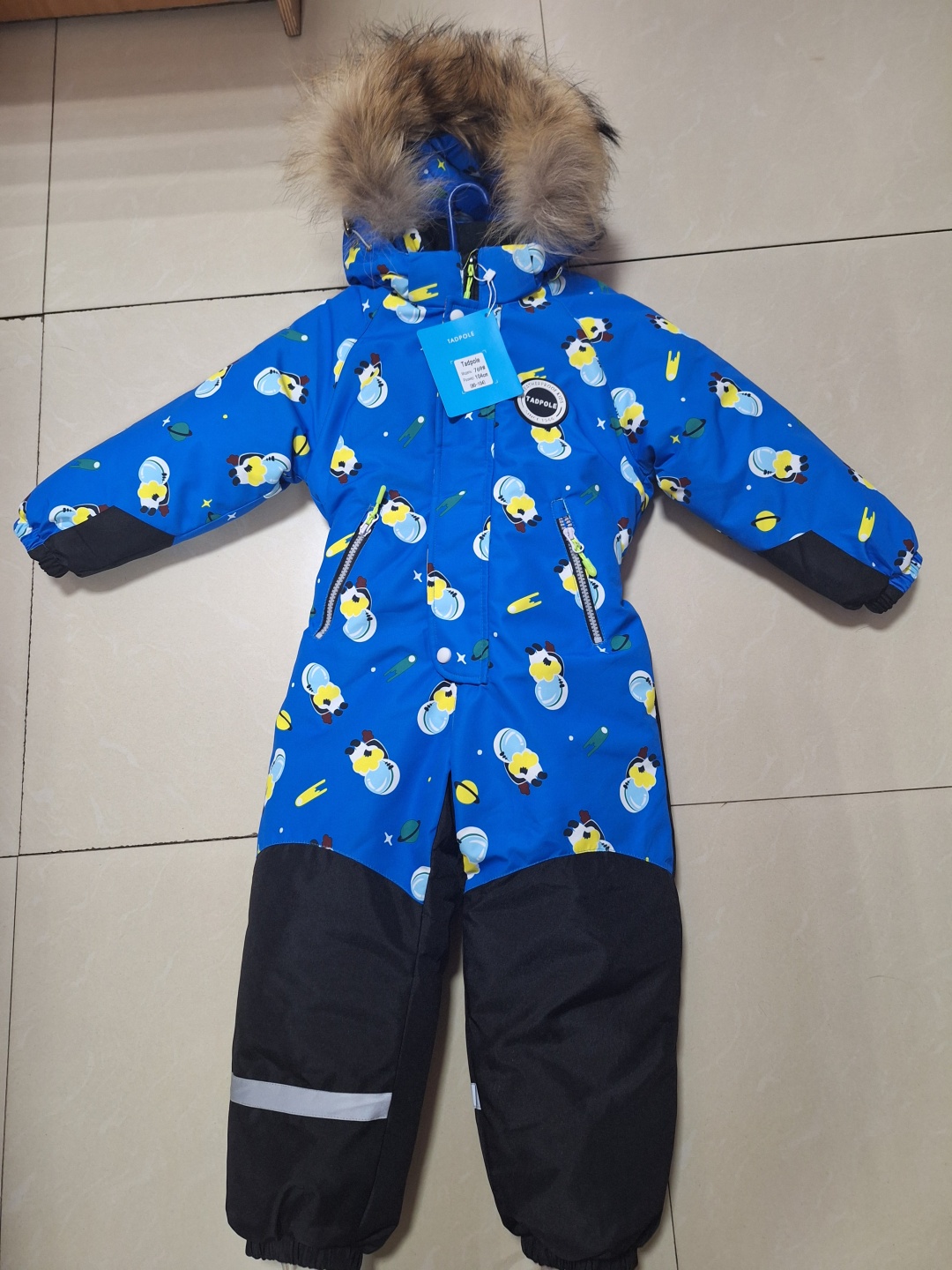Утепленный комбинезон Tadpole синий