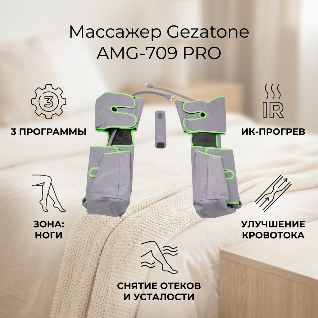 Массажер Gezatone AMG-709 PRO ручной вибрационный